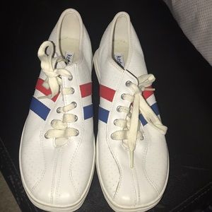 Keds with Red and Blue stripes